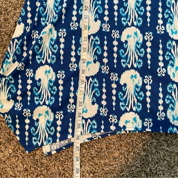 Lilly Pulitzer Melle Dress Indigo Get in Line Size XS Navy - Picture 9 of 12